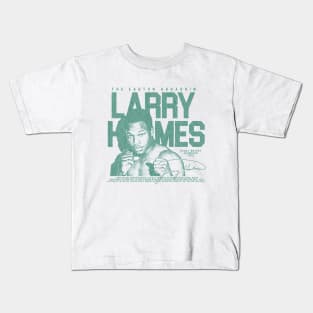 Larry Holmes Vintage - Retro Green Kids T-Shirt
